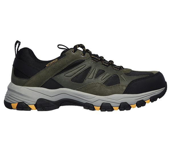 Skechers 66275 Selmen Enago Olive Waterproof Lace Up Shoe - elevate your sole
