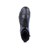 Rieker Y7101-00 Ladies Black Leather Zip & Lace Ankle Boots