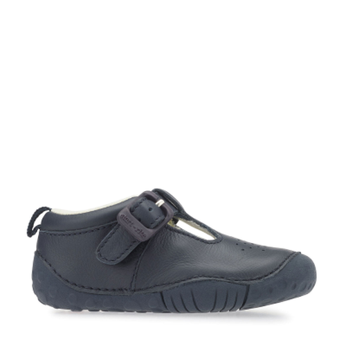 Start-Rite Baby Jack 0746-9 Boys Navy Leather T-Bar Pre-Walker Shoes - elevate your sole