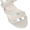 Lotus Gabby Silver Shimmer Evening Sandals - elevate your sole