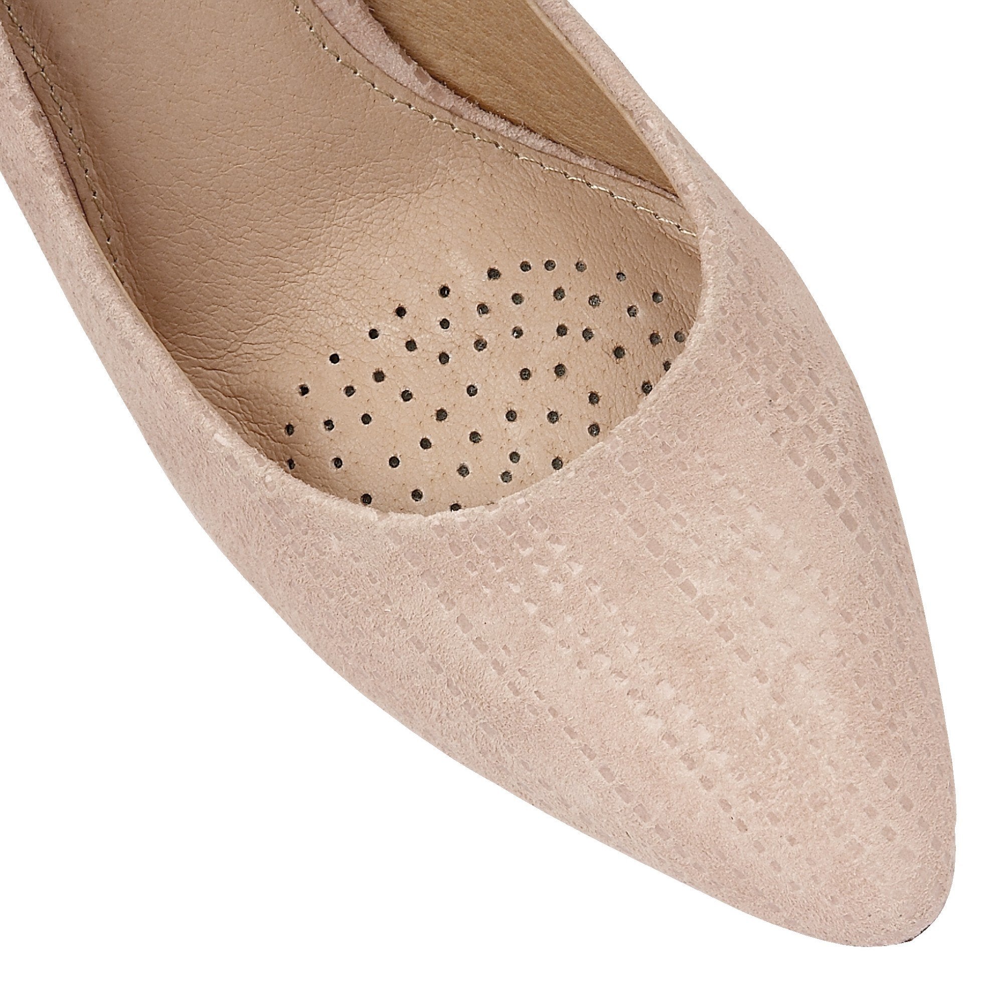 Lotus Dandelion Pastel Pink Leather Court Shoes - elevate your sole