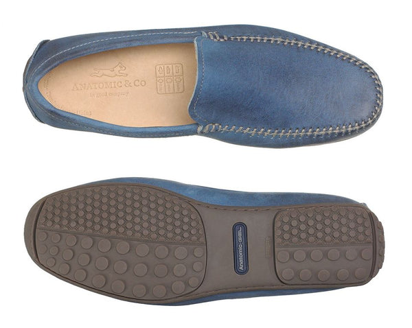 Anatomic Lucas Vintage Sky Blue Leather Loafers - elevate your sole