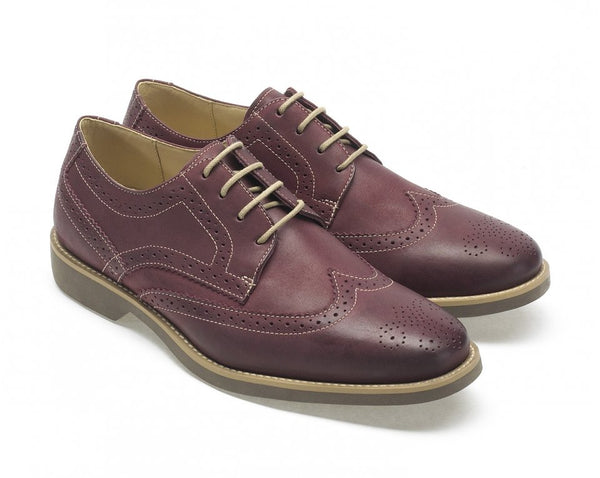 Anatomic Tucano Vintage Bordeaux Leather Brogue Shoes - elevate your sole