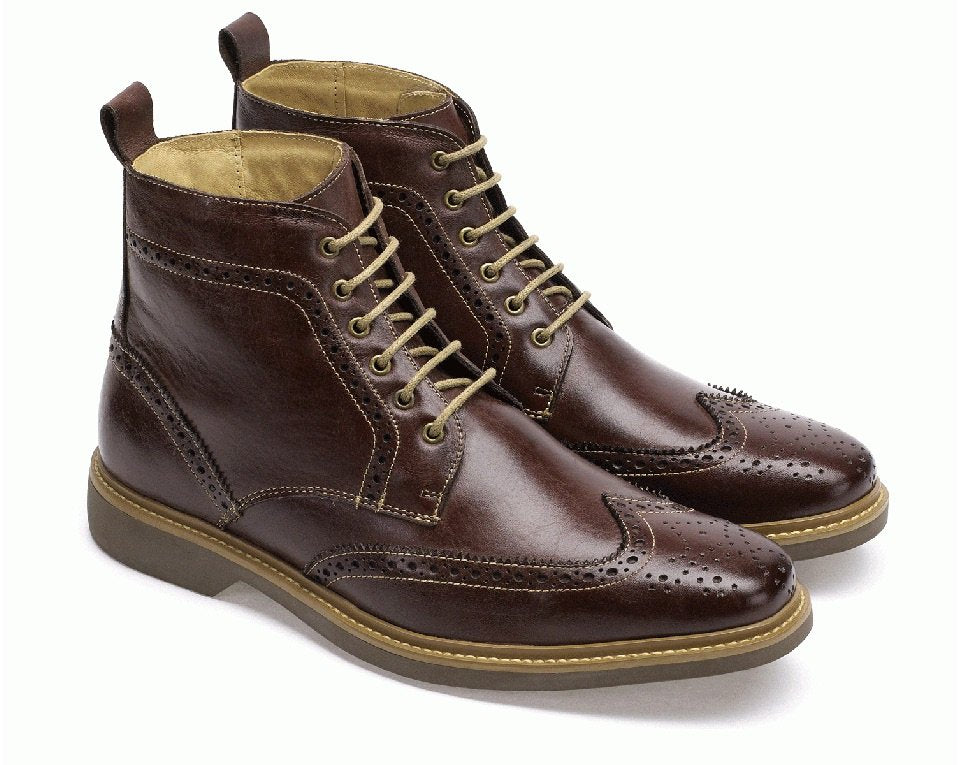 Anatomic Nova II Brown Leather Lace Up Boots - elevate your sole