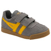 Gola Harrier Strap Childrens Ash Sun Suede Touch Fastening Trainers
