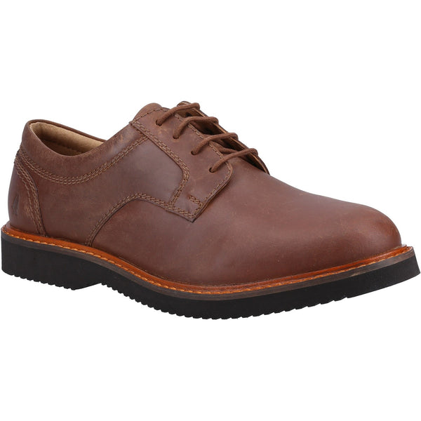 Hush Puppies Wheeler Mens Brown Nubuck Lace Up Shoes