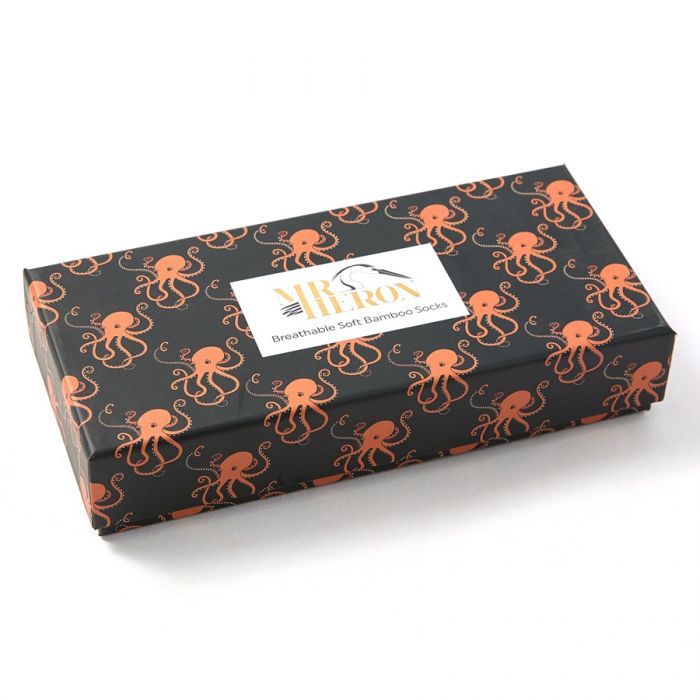 Mr Heron Octopus Socks Box