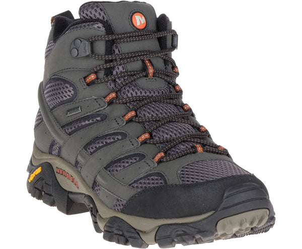 Merrell Moab 2 Mid Gore-tex Mens Beluga Lace Up Hiking Boots