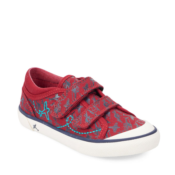 Start-Rite Zoom 6188_1 Red Aeroplane Print Canvas Shoes