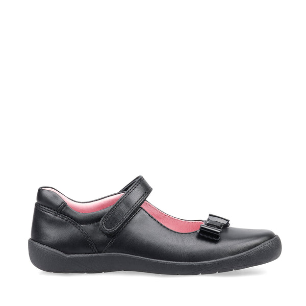 Start-Rite Giggle 2799-7 Black Leather Girls School Shoe