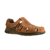 Josef Seibel Maverick 01 Mens Castagne Brown Leather Closed Toe Sandals