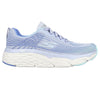 Skechers 128563 Max Cushioning Elite Galaxy B Ladies Blue And Light Blue Textile Lace Up Trainers