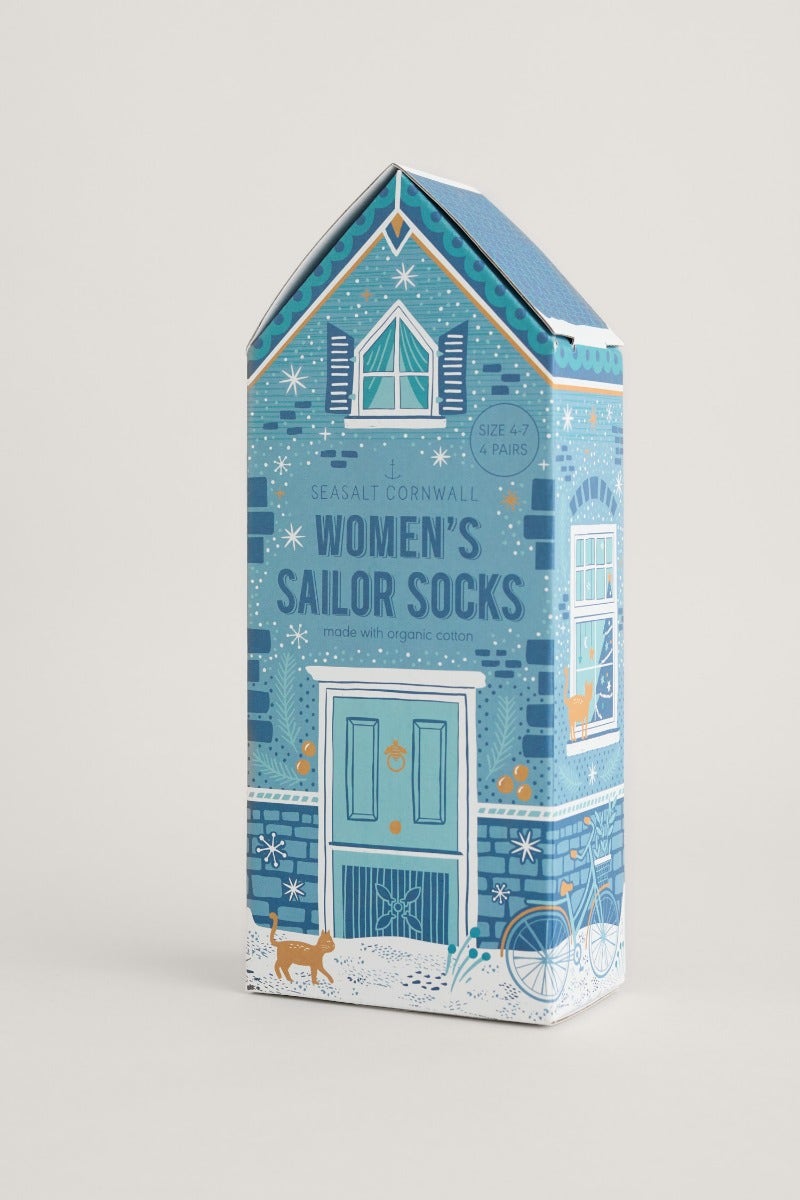 Seasalt Women's Sailor Socks Box O'4 Candlelight Mix