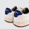 ACBC Evergreen Mens White And Blue Apple Lace Up Trainers