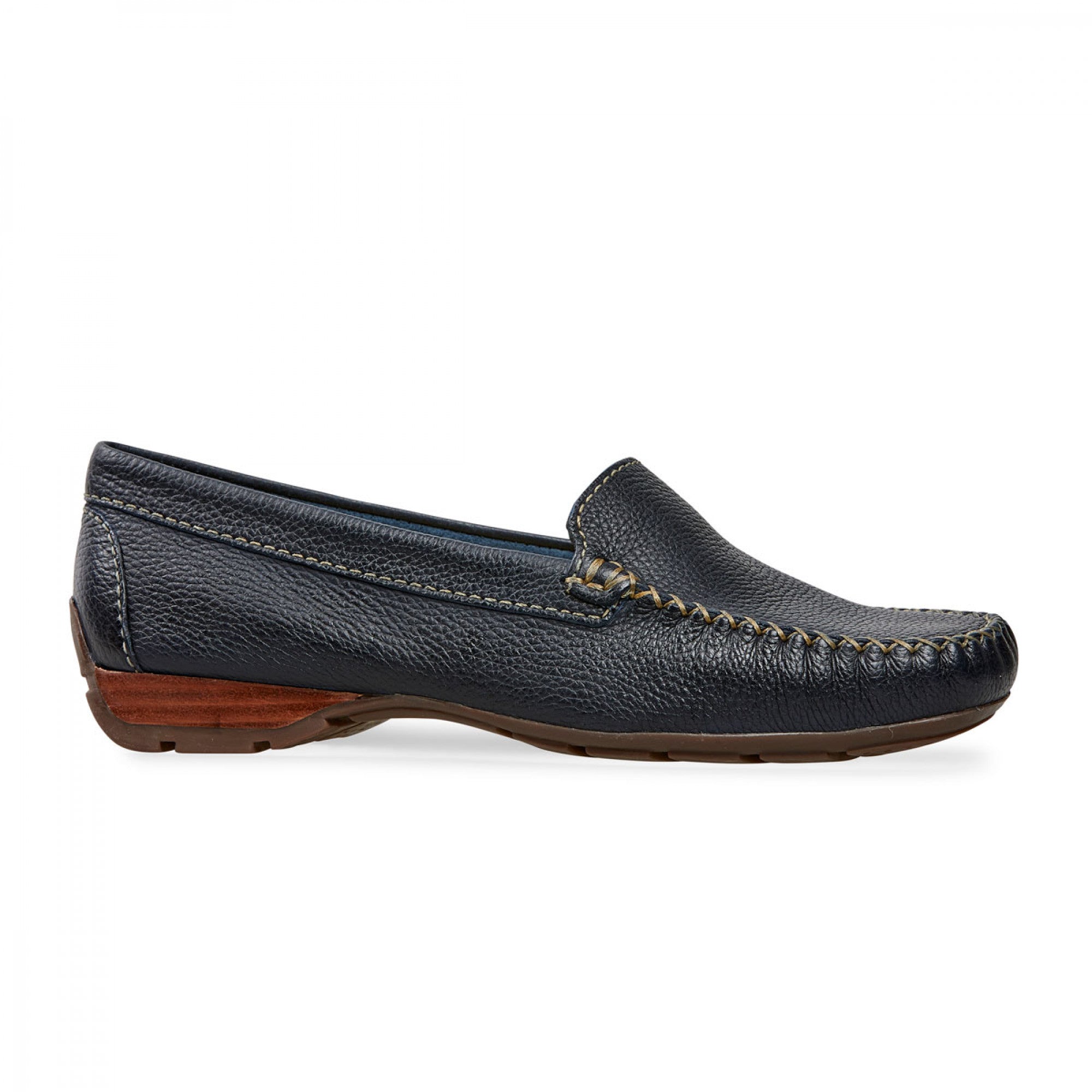 Van Dal Sanson Elba Blue Navy Soft Leather Loafer Driving Shoes