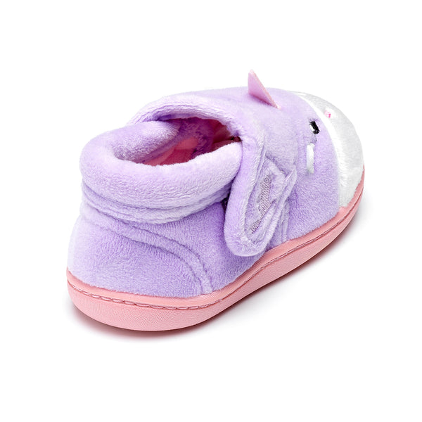 Chipmunk Unicorn Children Lavender Slippers