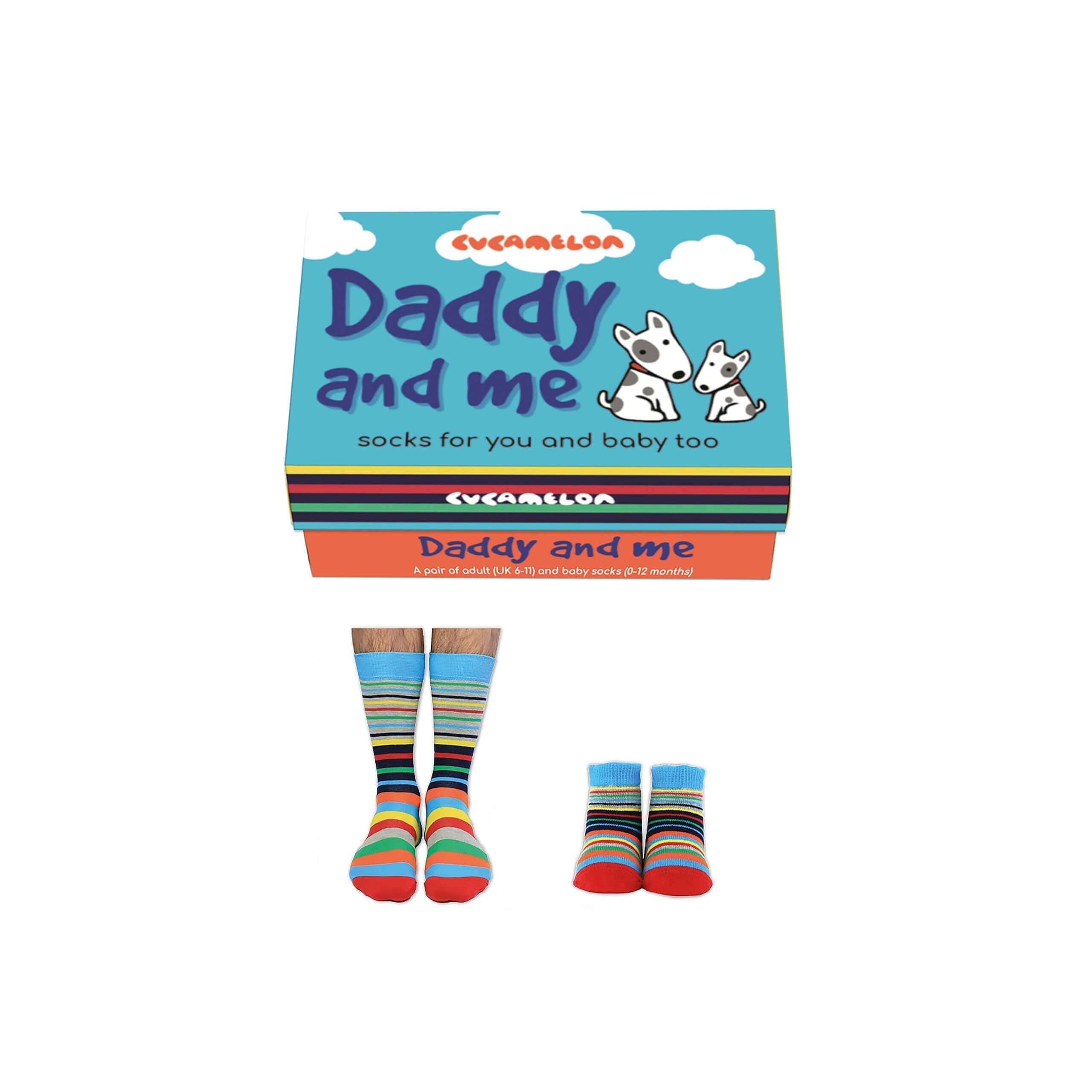 Cucamelon Mini Me Daddy And Me Socks Box