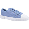 Hush Puppies Brooke Ladies Blue Textile Lace Up Trainers
