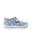 StartRite Bud 0811_2 Girls Blue Daisy Nubuck Buckle Shoes