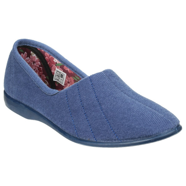 GBS Audrey Ladies Blueberry Light Blue Slippers