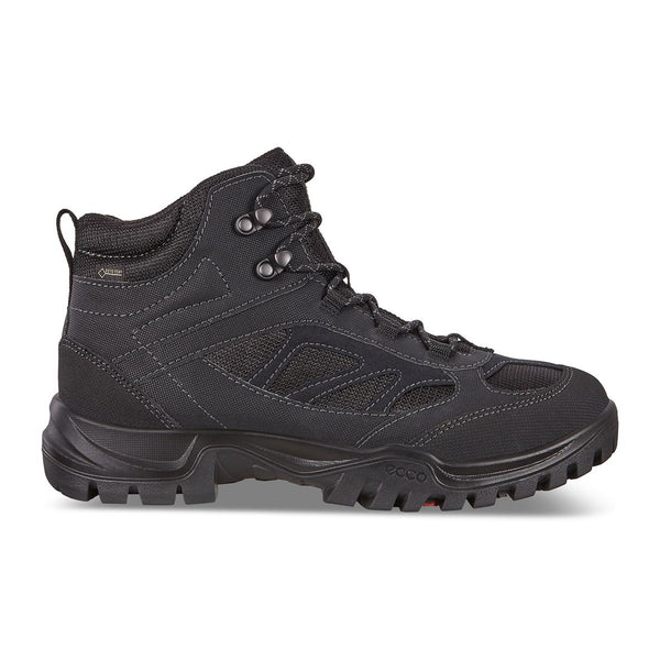 Ecco Xpedition III M High GTX 811274 51052 Mens Black Leather & Textile Waterproof Arch Support Lace Up Ankle Boots