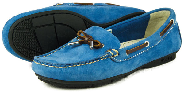 Orca Bay Ballena Ladies Powder Blue Washable Leather Deck Shoes
