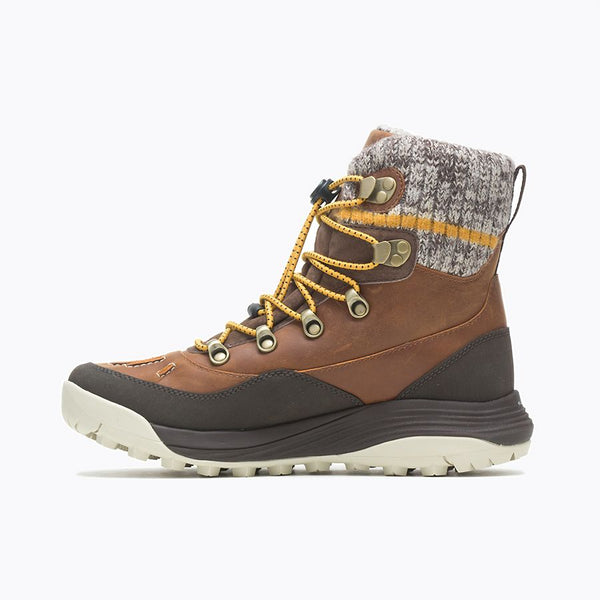 Merrell Siren 4 Thermo Mid Waterproof Ladies Oak Leather Waterproof Lace Up Ankle Boots