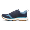 Vionic Zanny Ladies Navy Leather & Textile Lace Up Trainers