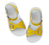 Salt-Water Sweetheart Childrens Shiny Yellow Leather Sandals