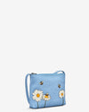 Yoshi Blue Bee Happy Cross Body Bag