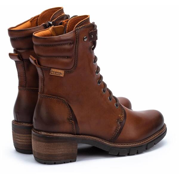 Pikolinos San Sebastia W1T-8812 Ladies Cuero Leather Zip & Lace Ankle Boots