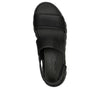Skechers 111380 Arch Fit Footsteps Day Dream Ladies Black EVA Arch Support Touch Fastening Sandals