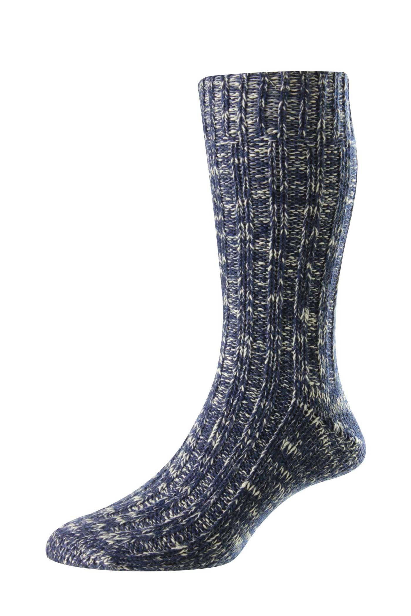 HJ Socks HJ502 Mens Chunky Knit Wool Rib Socks
