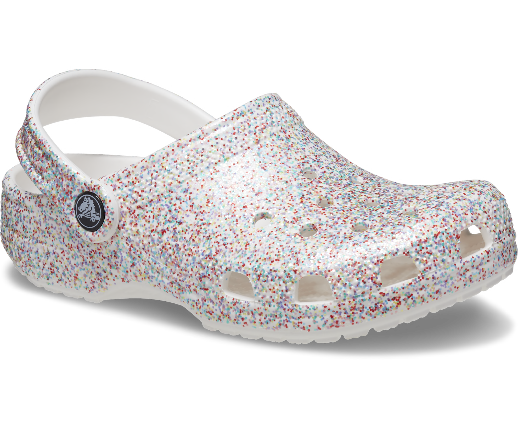 Crocs Classic Sprinkle Glitter Toddler 208571-90H Girls Multi Clogs