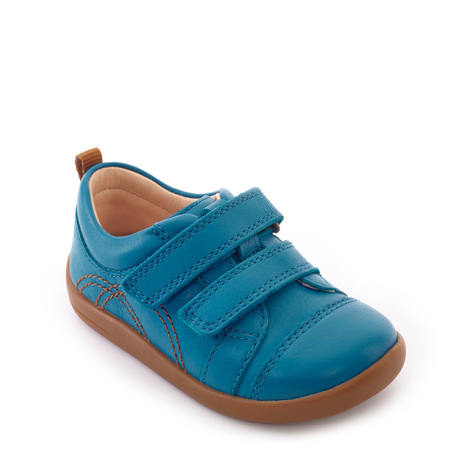 Start-Rite Tree House 0781_12 Boys Bright Blue Leather Touch Fastening First Shoes
