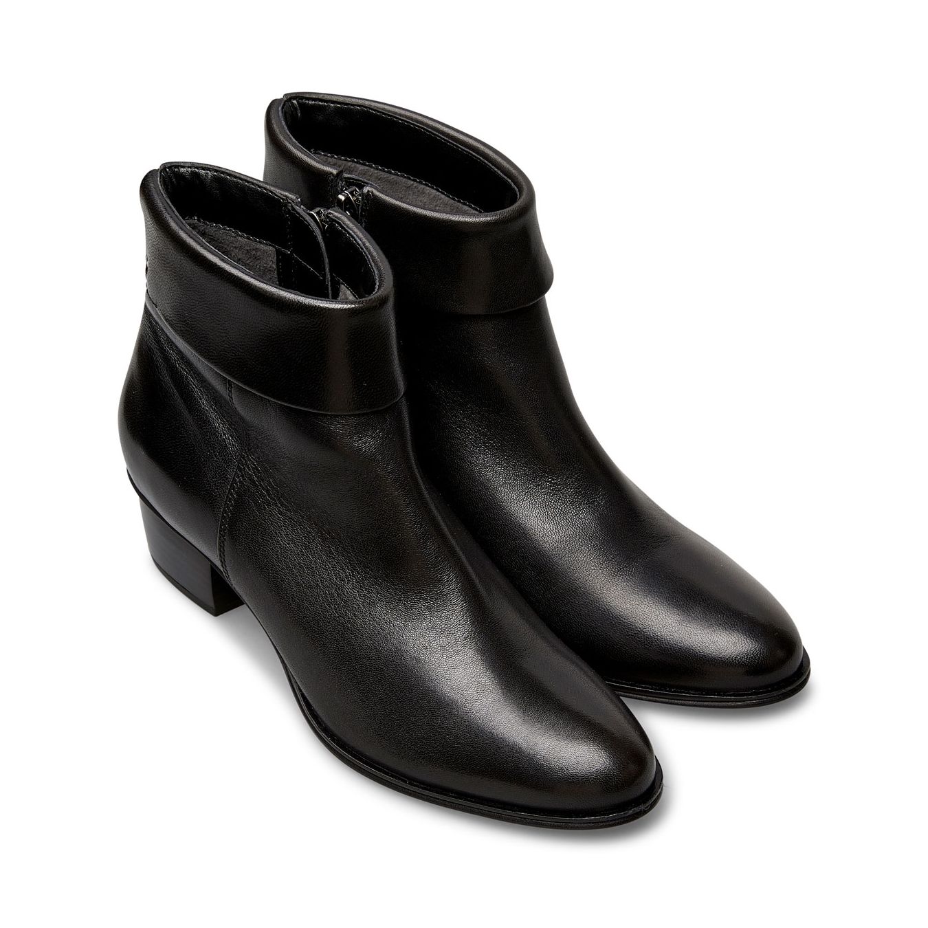 Van Dal Dove 3067 1001 Ladies Black Leather Side Zip Ankle Boots