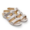 Van Dal Lupin 3032 Ladies 7105 Silver Feature Print Leather Sandals E Fit