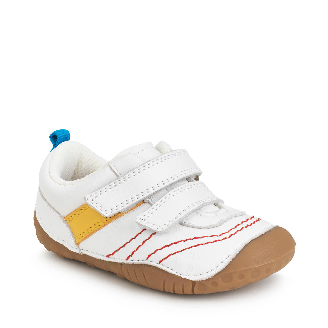 StartRite Little Smile 0823_4 White Leather Touch Fastening Shoes