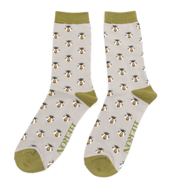 Mr Heron Honey Bees Bamboo Socks