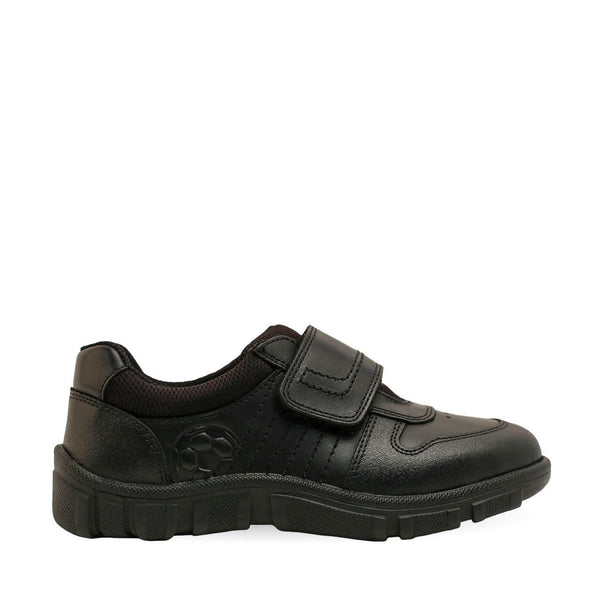 Start-Rite Chance 2807_7 Boys Black Leather Touch Fastening School Shoes