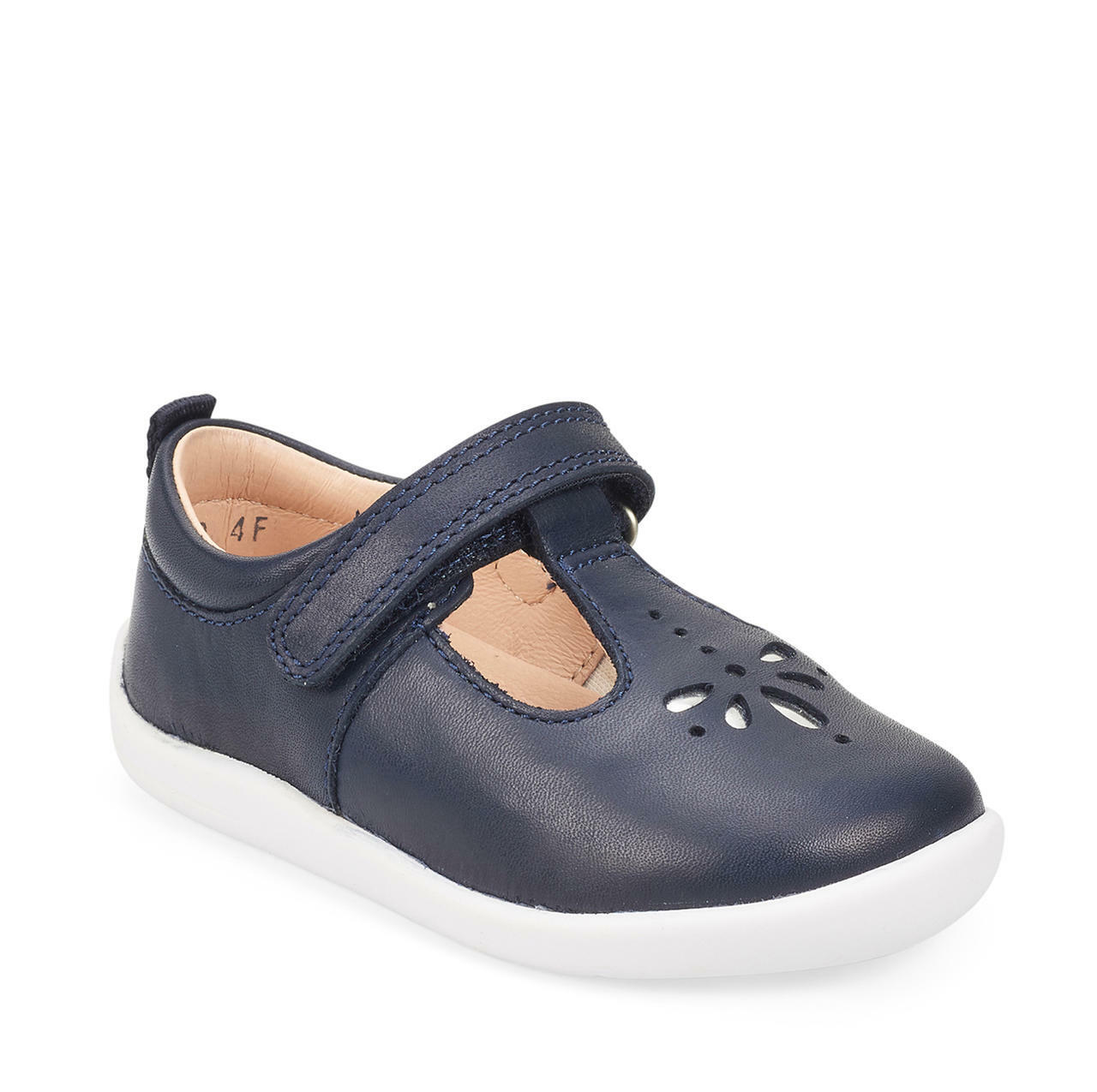 StartRite Puzzle 0779_9 Girls Navy Leather Touch Fastening First Shoes