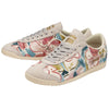 Gola Bullet Liberty Fabric Ladies Off White Multi Print Lace Up Trainers
