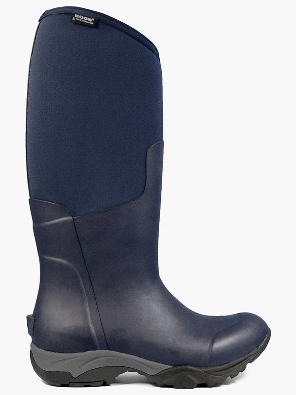 Bogs Essential Light Tall Solid 78583 Ladies Navy Long Wellies