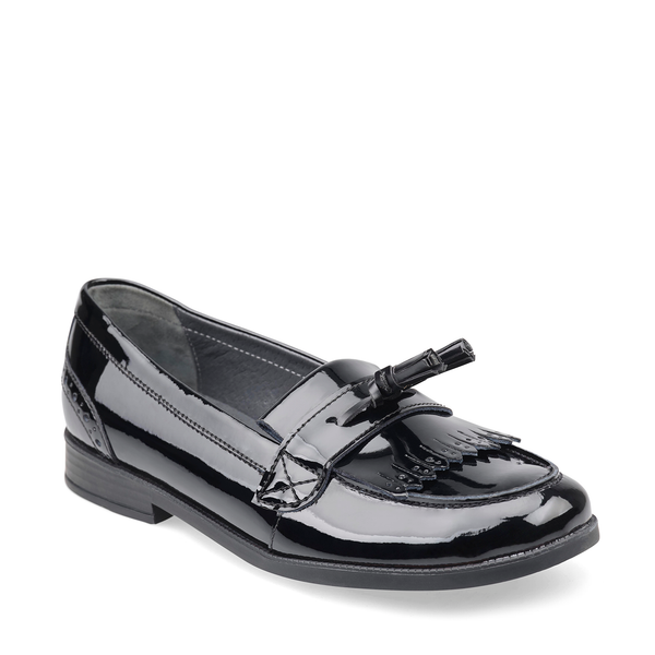 Start-Rite Sketch 3515-3 Black Patent Girls Slip On School Shoes