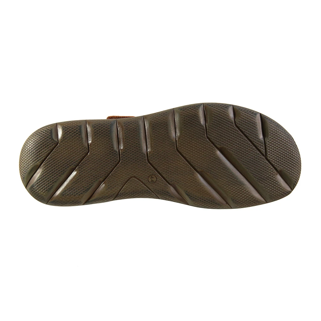 Josef Seibel Maverick 01 Mens Castagne Brown Leather Closed Toe Sandals