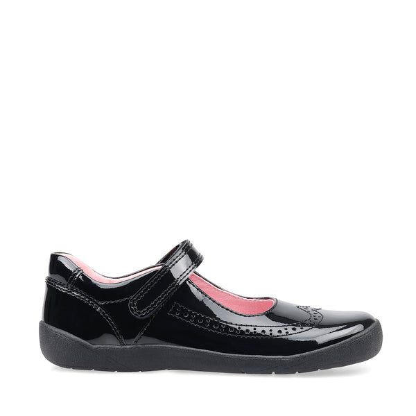 Start-Rite Spirit 2802-3 Girls Black Patent School Shoe