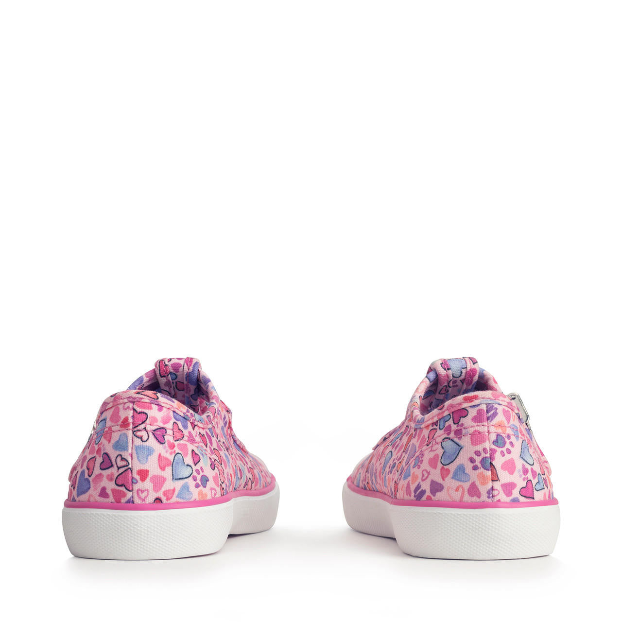 StartRite Sweets 6157_6 Girls Pink Heart Textile Vegan Buckle Shoes