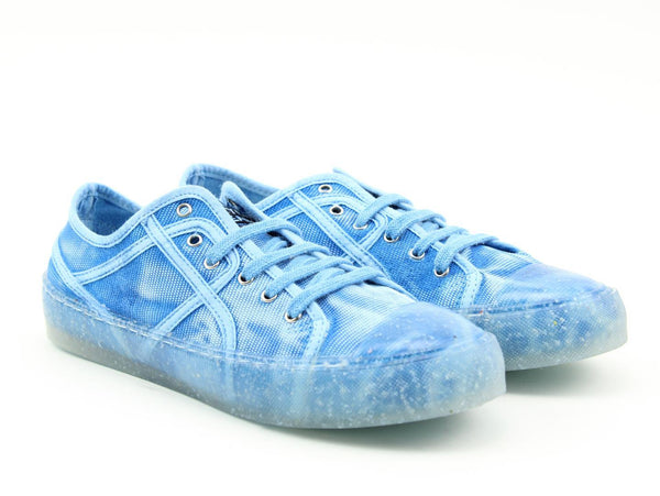 Recykers Mid Sequel Ladies Tie Dye Blue Lace up trainers