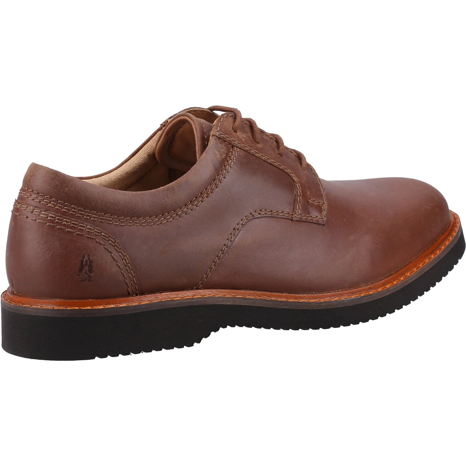 Hush Puppies Wheeler Mens Brown Nubuck Lace Up Shoes