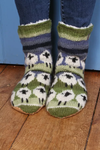 Pachamama Flock Of Sheep Slipper Socks